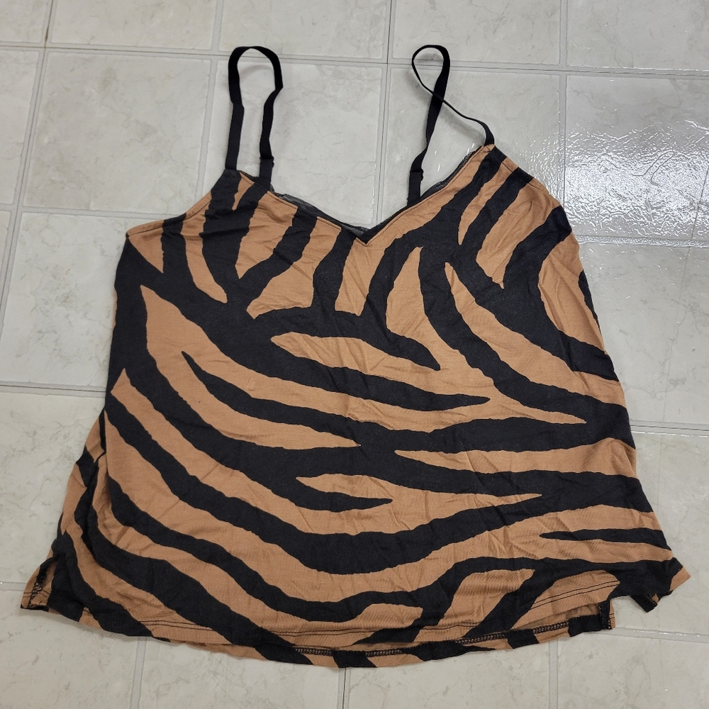 Stars Above Zebra Print Women's Sleepwear Set Size Small - Picture 5 of 8